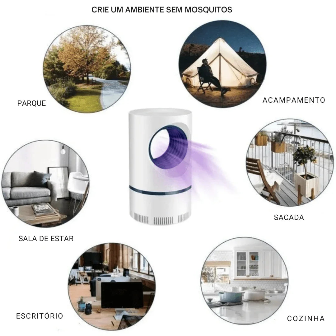 Armadilha Mata Mosquito Ultravioleta - Modern Casa