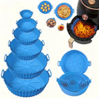Kit 6 Formas Airfryer Silicone Antiaderente - Modern Casa