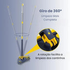 Mop de Limpeza Triangular 360° + Refil Grátis - Modern Casa