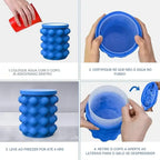 Balde de Gelo em Silicone Térmico - Modern Casa
