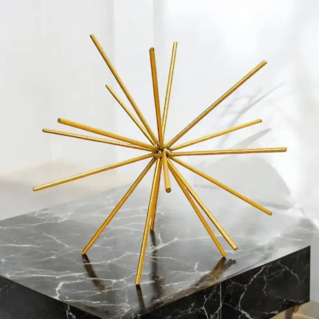 Escultura Ouriço do Mar em Metal - Modern Casa
