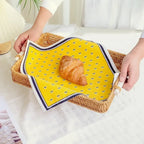 Bandeja de Vime com Estilo Rústico Quadrada - Modern Casa