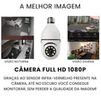 Câmera Segurança Lâmpada Wifi 360° Full HD - Modern Casa