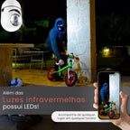 Câmera Segurança Lâmpada Wifi 360° Full HD - Modern Casa