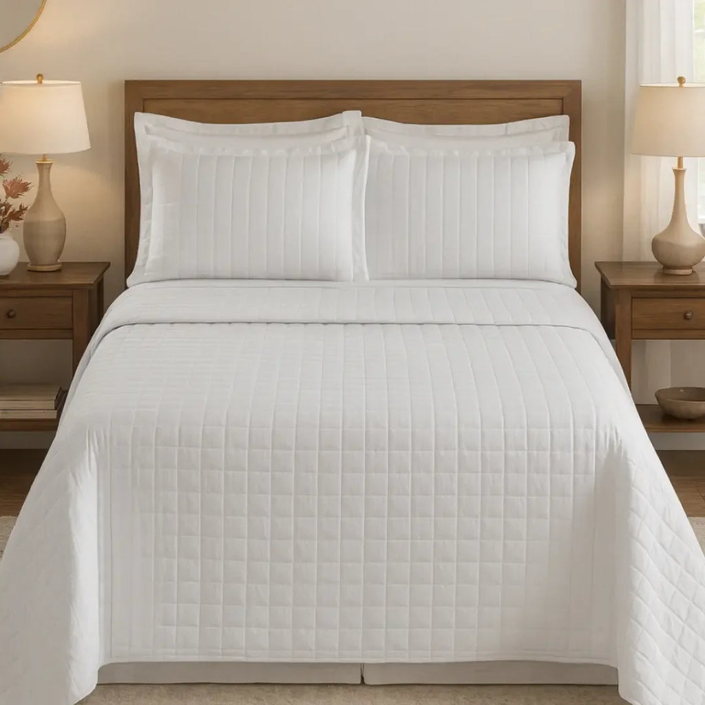 Cobre Leito Classic Micro Percal 300 Fios - Modern Casa