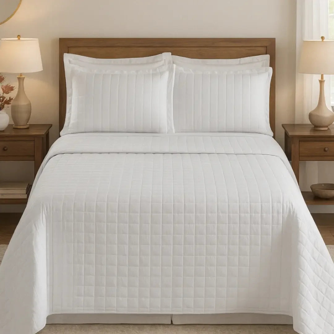 Cobre Leito Classic Micro Percal 300 Fios - Modern Casa