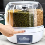 Dispensador Organizador Giratório 360° para Arroz e Grãos - Modern Casa