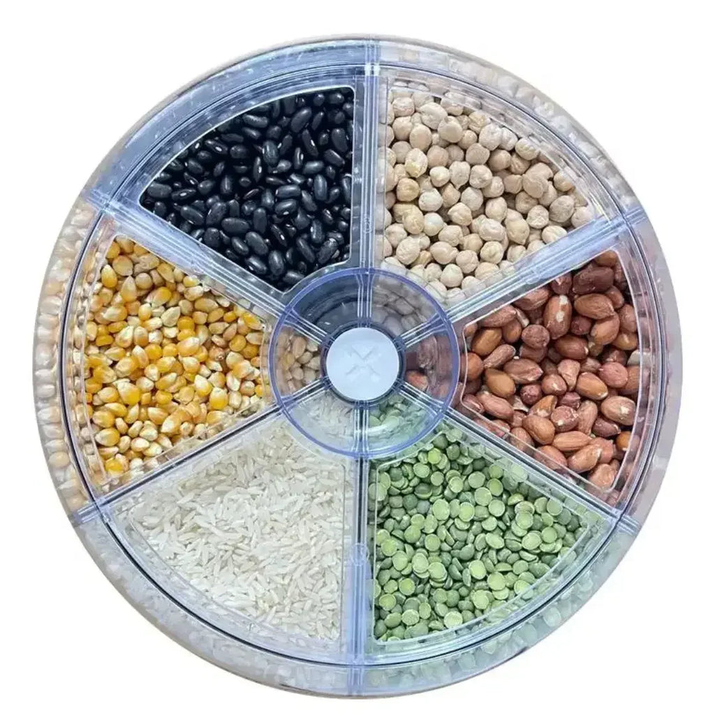 Dispensador Organizador Giratório 360° para Arroz e Grãos - Modern Casa