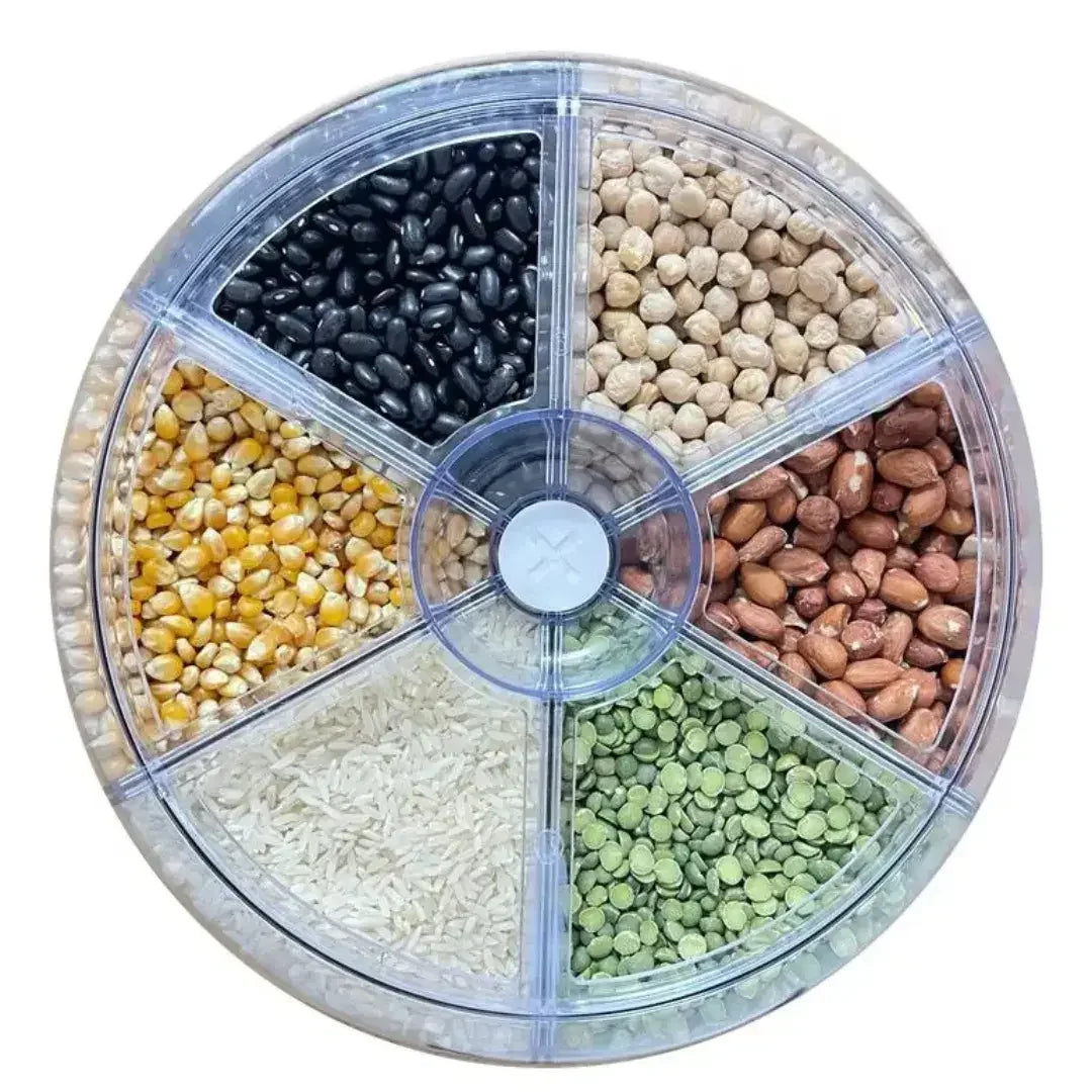 Dispensador Organizador Giratório 360° para Arroz e Grãos - Modern Casa