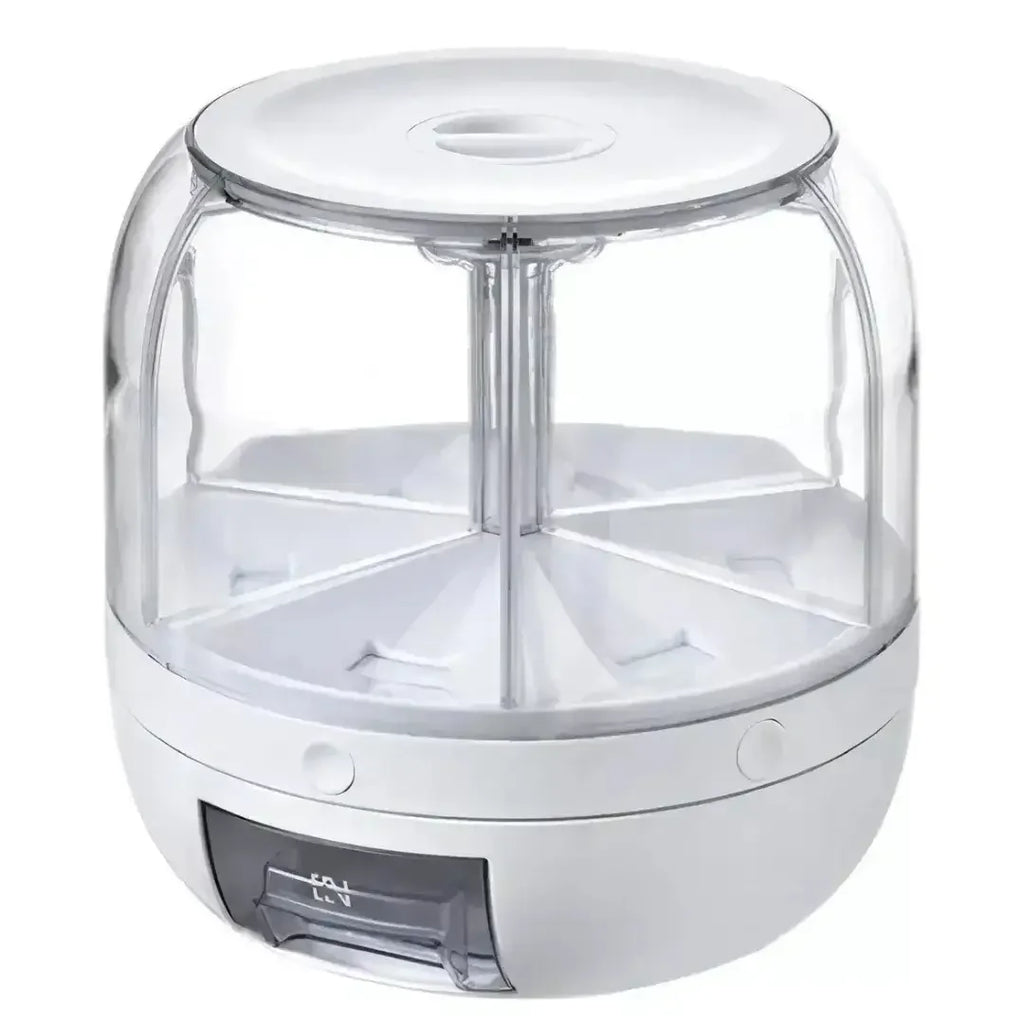 Dispensador Organizador Giratório 360° para Arroz e Grãos - Modern Casa