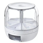 Dispensador Organizador Giratório 360° para Arroz e Grãos - Modern Casa