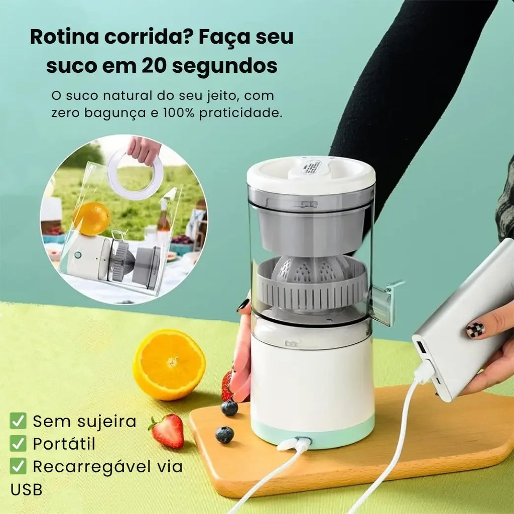 Espremedor Elétrico Portátil USB + Ebook Grátis - Modern Casa