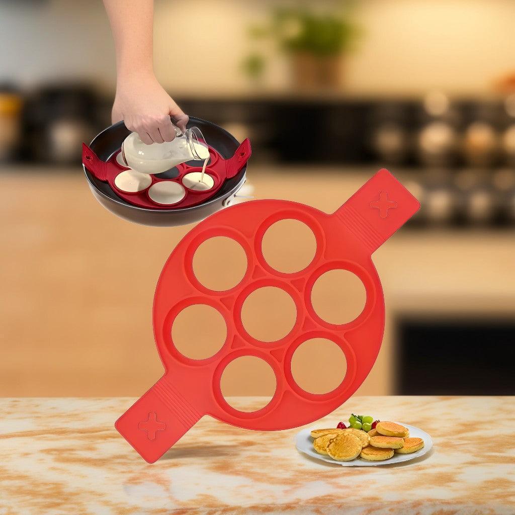 Forma para Panquecas em Silicone Antiaderente - Compre 2 Leve 3 - Modern Casa