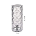 Luminária Cristal de Mesa LED com Controle Remoto - Modern Casa