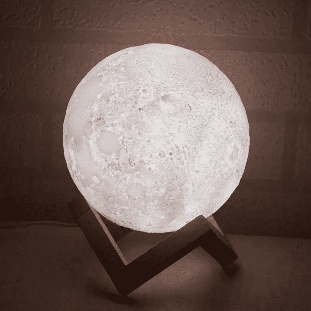Luminária De Lua Cheia 3D Led - Modern Casa