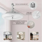 Luminária Ventilador de Teto com Controle Remoto - Modern Casa