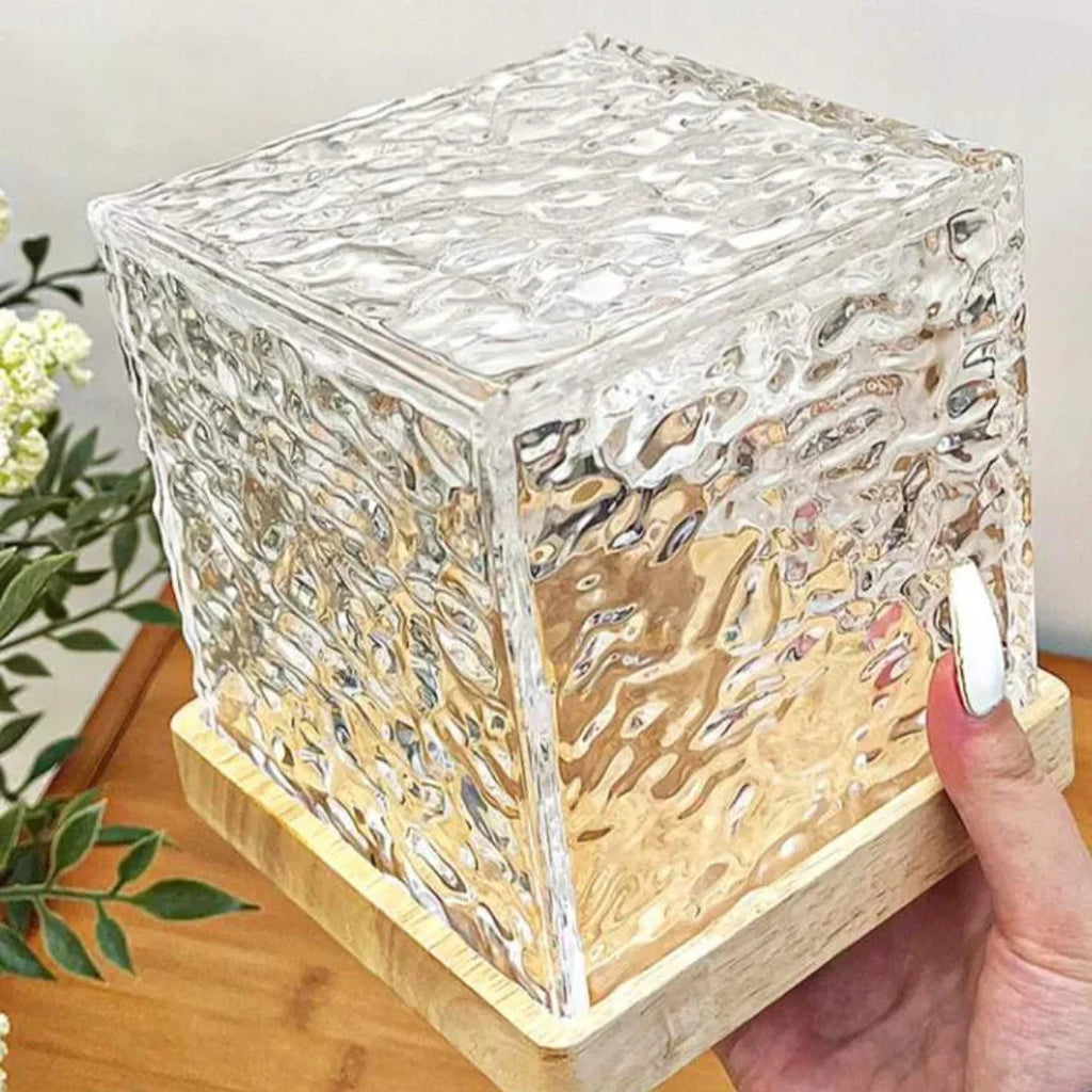 Luminária de Mesa com Efeito de Ondas e Luz - Modern Casa
