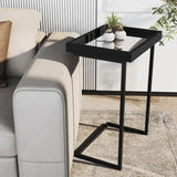 Mesa Lateral de Apoio Sofá Com Espelho