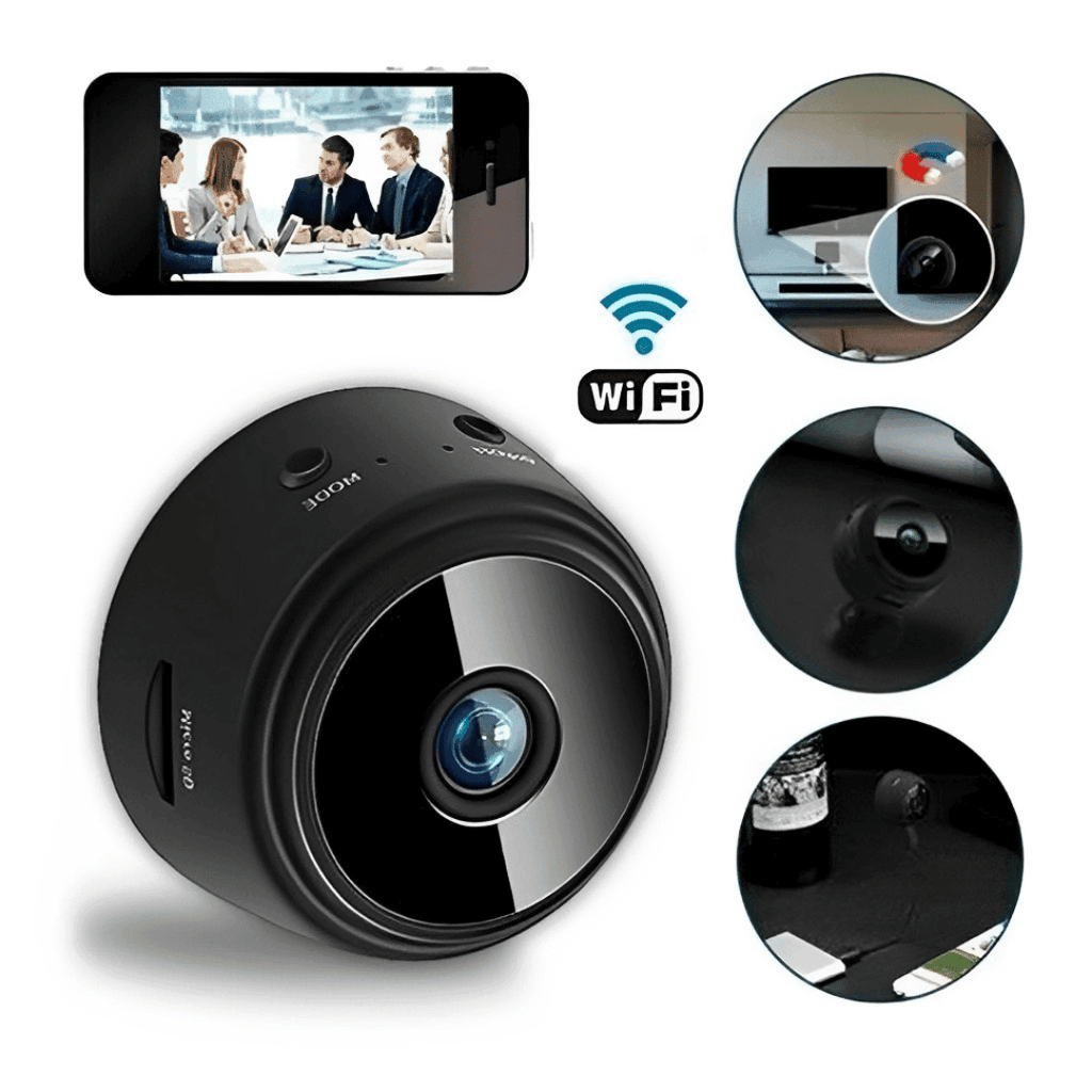 Mini Câmera Espiã Wi-Fi A9 - Modern Casa