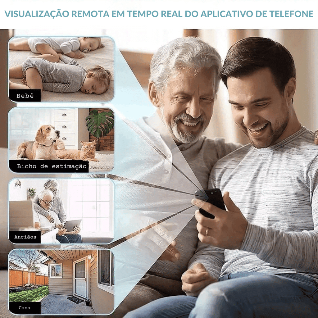 Mini Câmera Espiã Wi-Fi A9 - Modern Casa