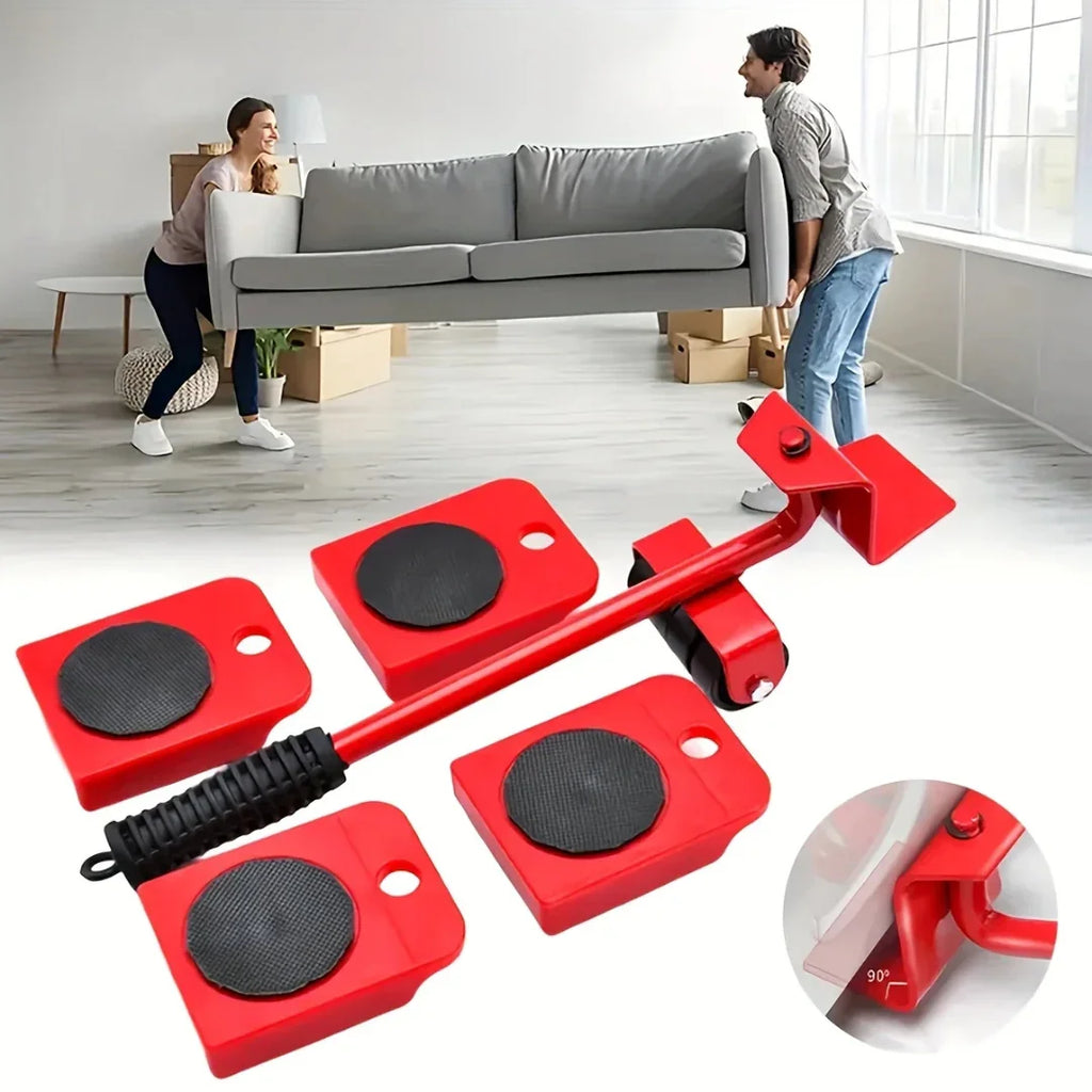 Movedor e Levantador para Móveis - Kit 5 Peças - Modern Casa