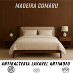 Papel De Parede Adesivo Madeira Escura Cumaru