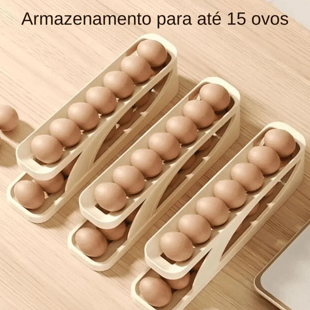 Porta Ovos de Rolagem Automática - Modern Casa