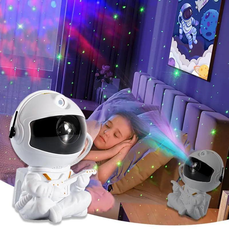 Luminária Astronauta Projetor de Galáxia Led - Modern Casa
