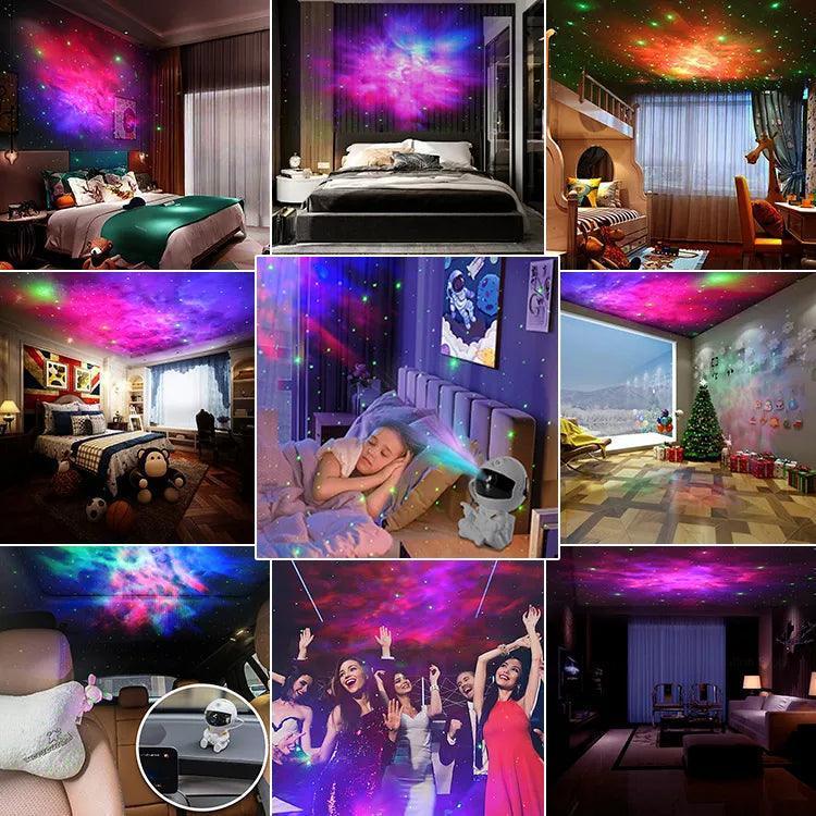 Luminária Astronauta Projetor de Galáxia Led - Modern Casa