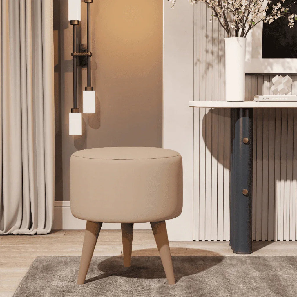 Puff Banqueta Linho - Modern Casa