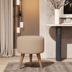 Puff Banqueta Linho - Modern Casa
