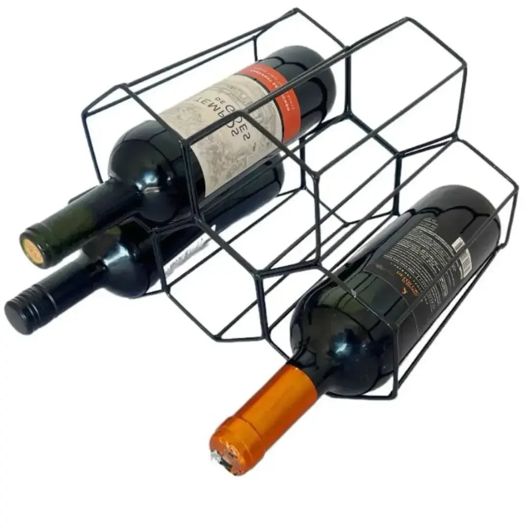 Suporte Adega de Vinho Aramado para 5 garrafas - Modern Casa